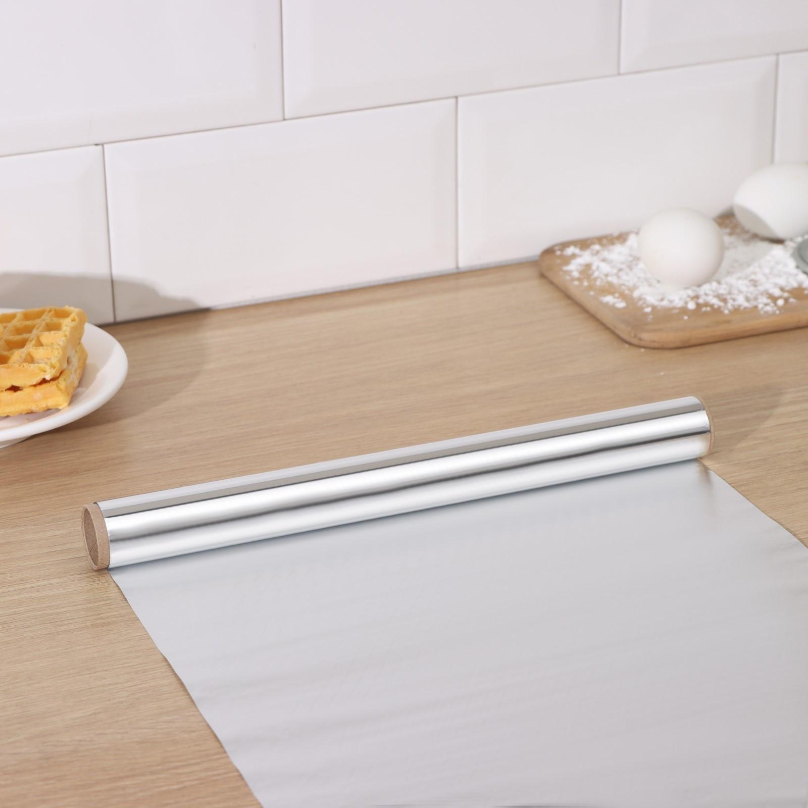 Фольга алюминиевая Доляна «Премиум», 44см х 25м, 14 мкм