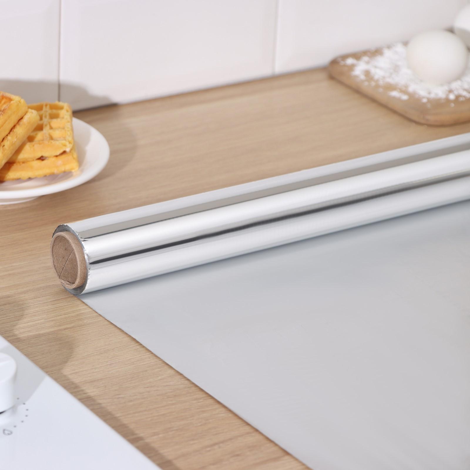 Фольга алюминиевая Доляна «Премиум», 44см х 50м, 14 мкм