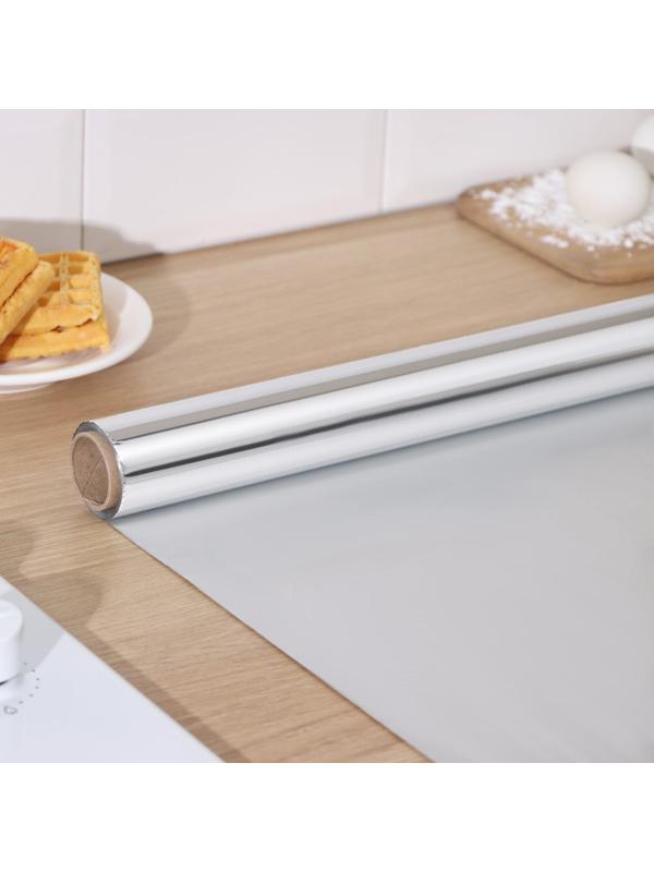 Фольга алюминиевая Доляна «Премиум», 44см х 50м, 14 мкм