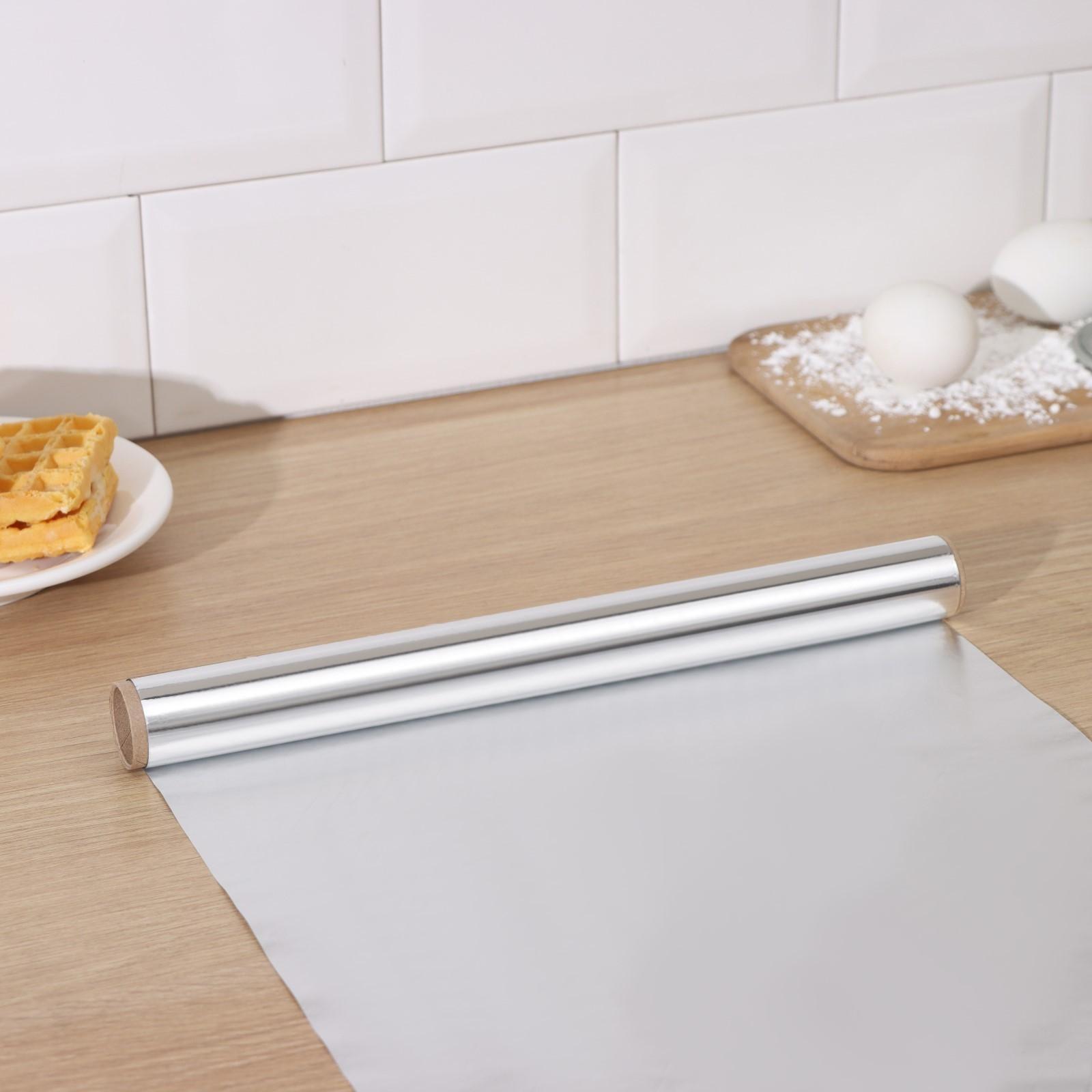 Фольга алюминиевая Доляна «Премиум», 29см х 7м, 20 мкм