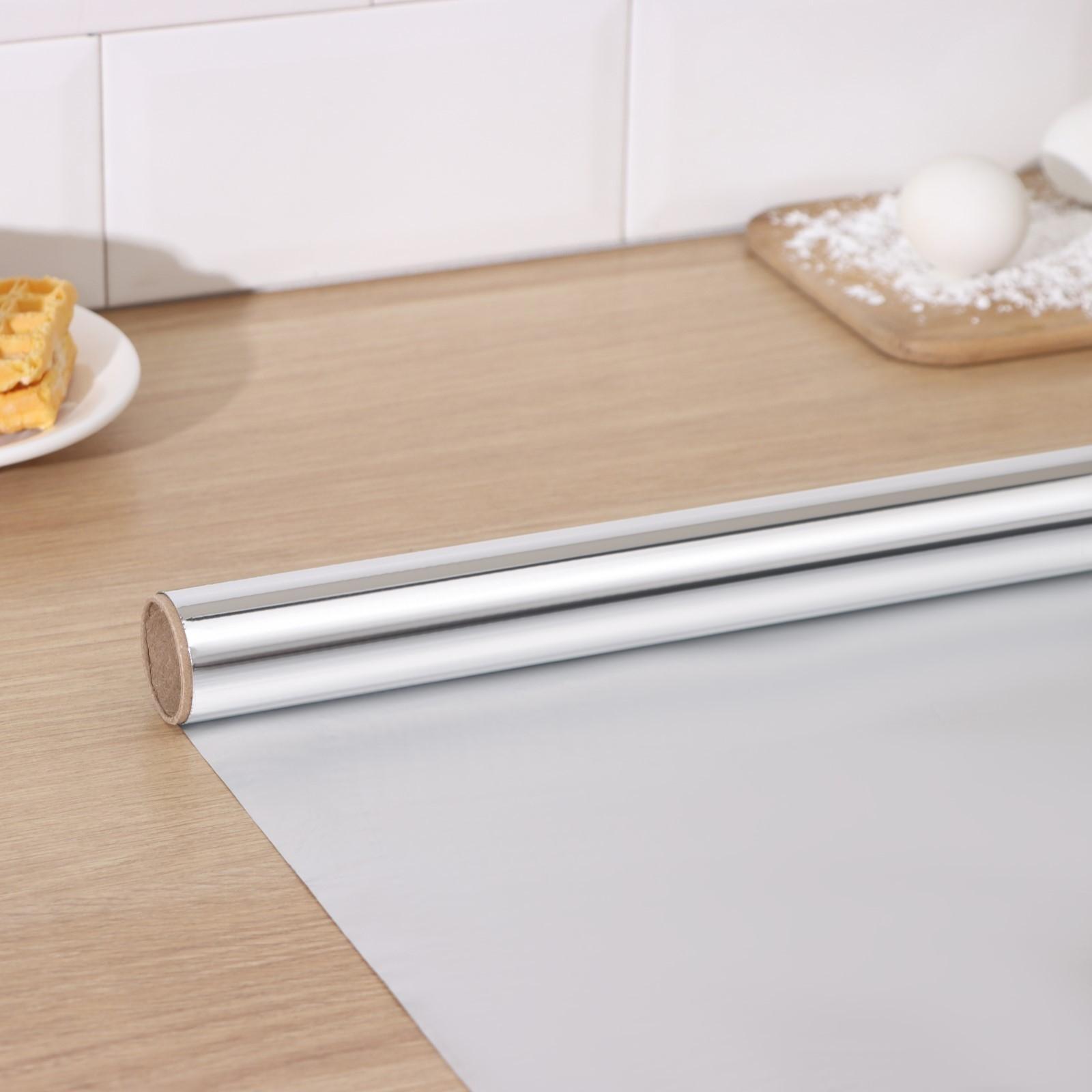 Фольга алюминиевая Доляна «Премиум», универсальная, 29см х 20м, 14 мкм