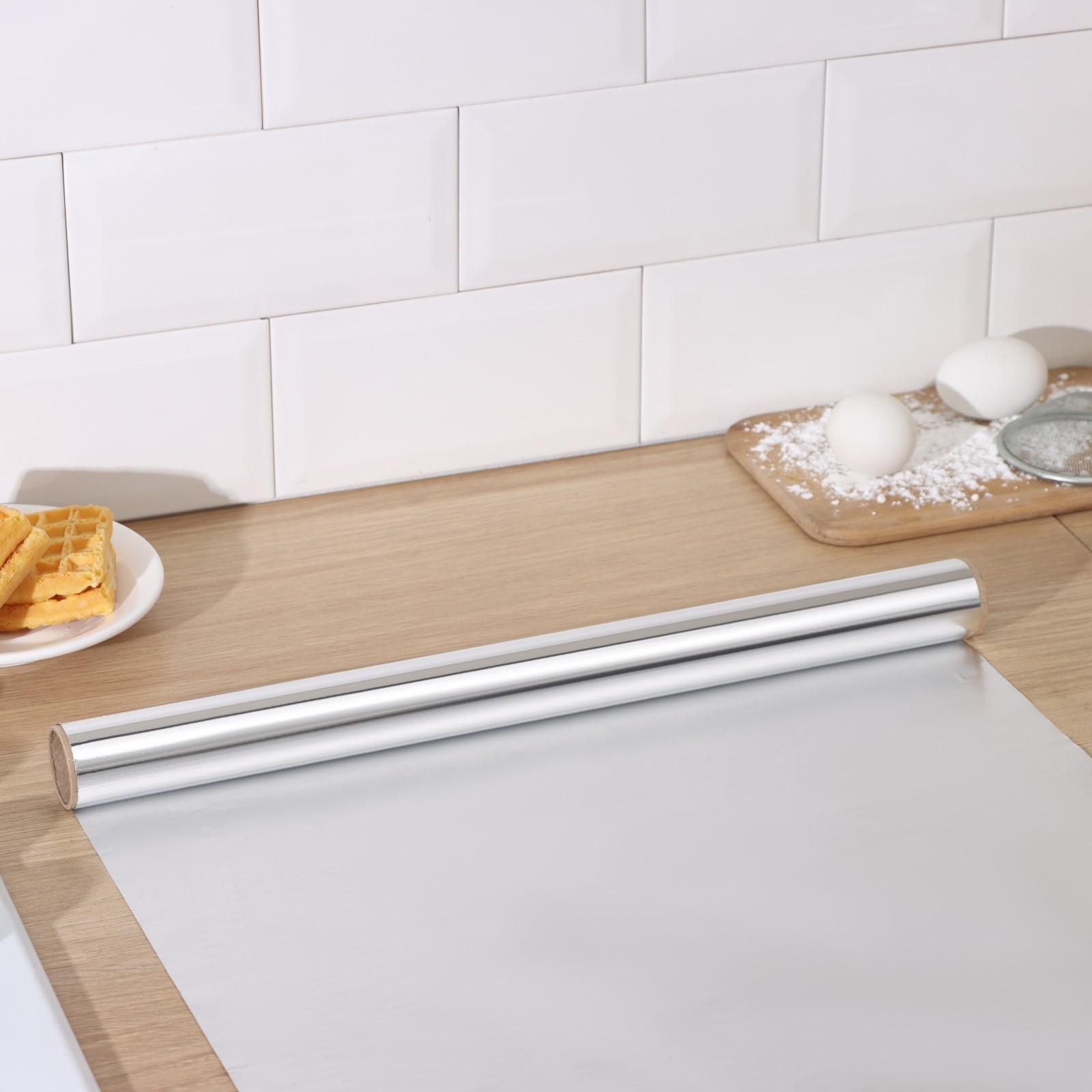 Фольга алюминиевая Доляна «Премиум», универсальная, 29см х 20м, 14 мкм