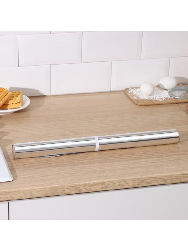 Фольга алюминиевая Доляна «Премиум», универсальная, 29см х 20м, 14 мкм