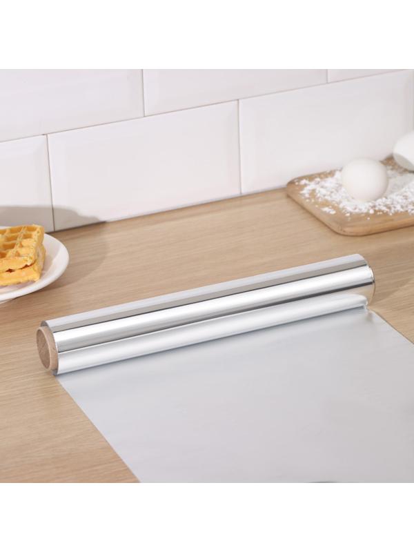 Фольга алюминиевая Доляна «Премиум», универсальная, 29см х 40м, 14 мкм