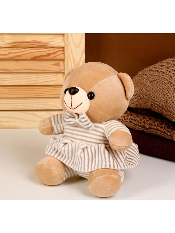 Мягкая игрушка «Мишутка в платье», цвета МИКС