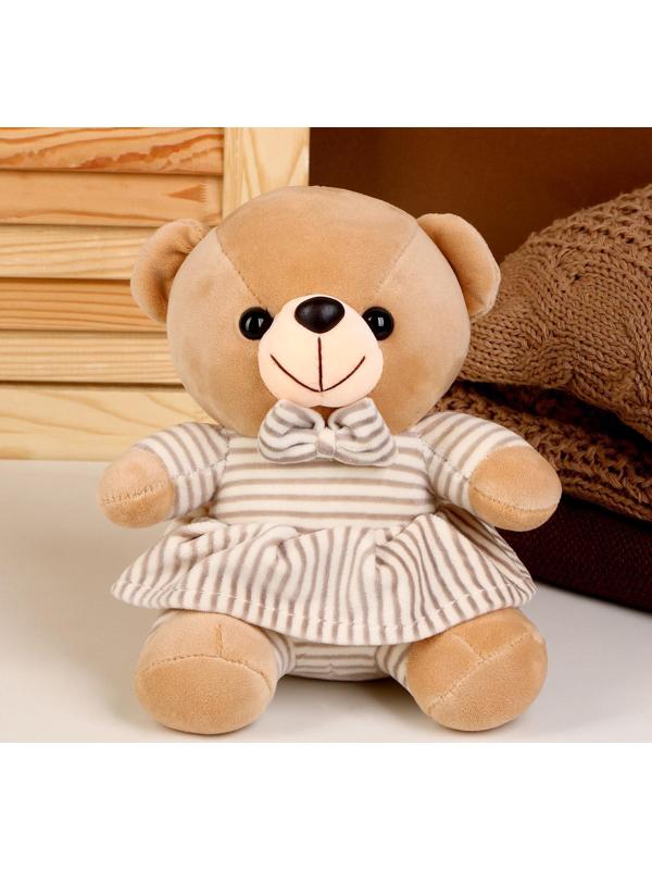 Мягкая игрушка «Мишутка в платье», цвета МИКС