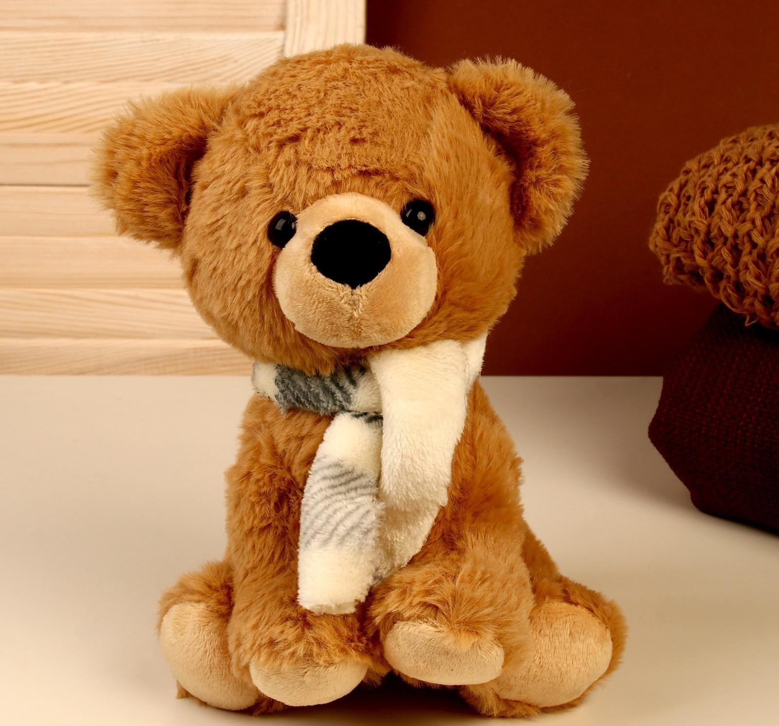 Мягкая игрушка «Мишутка в шарфе»