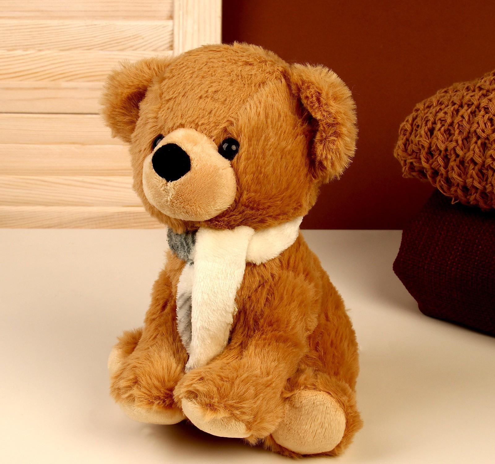 Мягкая игрушка «Мишутка в шарфе»