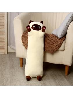 Мягкая игрушка-подушка «Котёнок Гав», 70 см, цвет бежевый