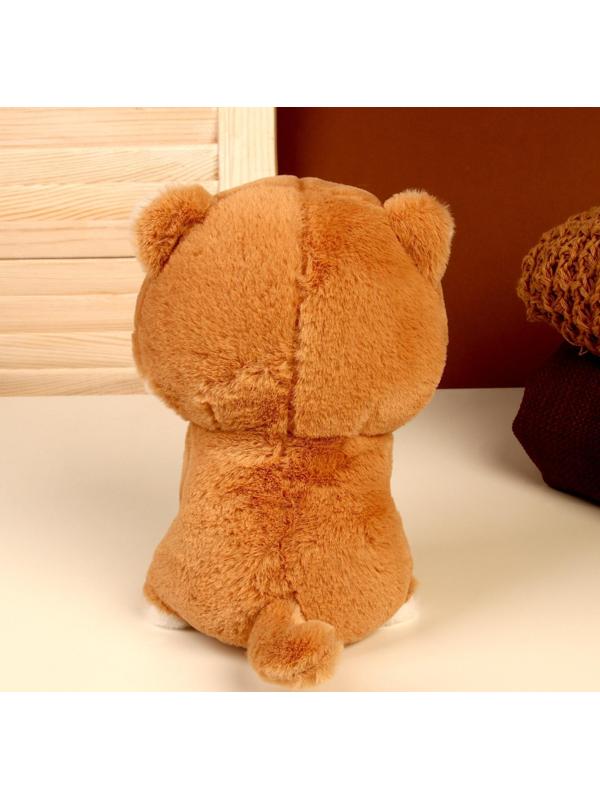 Мягкая игрушка «Кот», размер 21 см, цвет бежевый