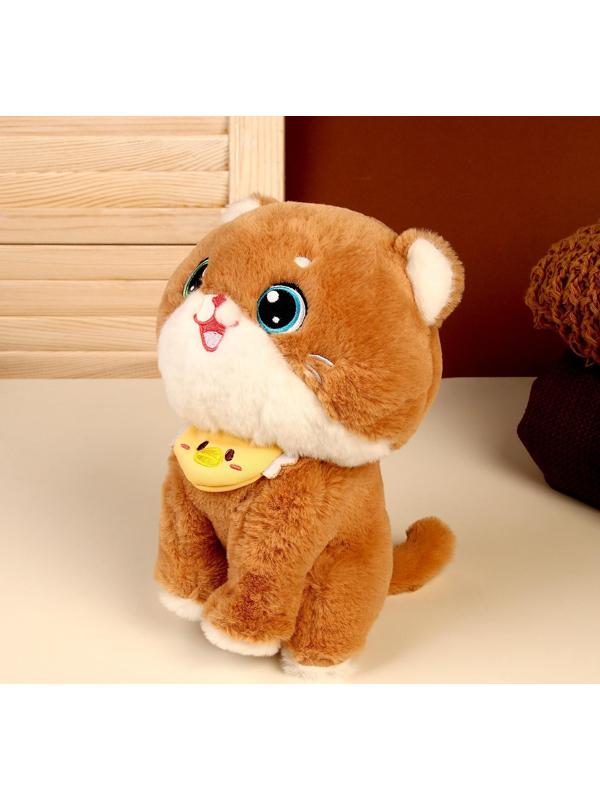 Мягкая игрушка «Кот», размер 21 см, цвет бежевый