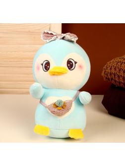 Мягкая игрушка «Пингвин», размер 22 см, цвет голубой