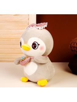 Мягкая игрушка «Пингвин», размер 22 см, цвет серый