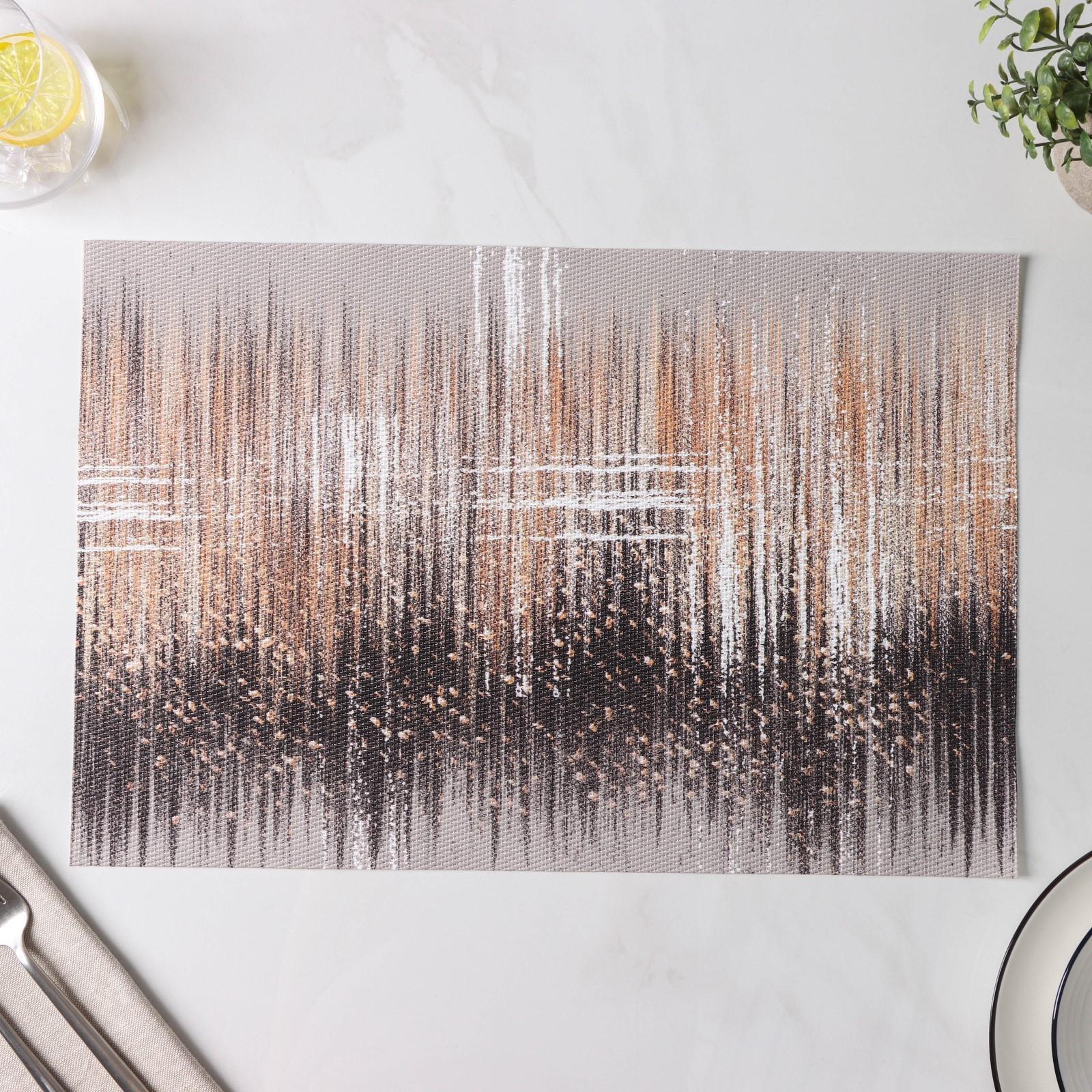 Набор салфеток сервировочных на стол «Сияние», 4 шт, 45×30 см