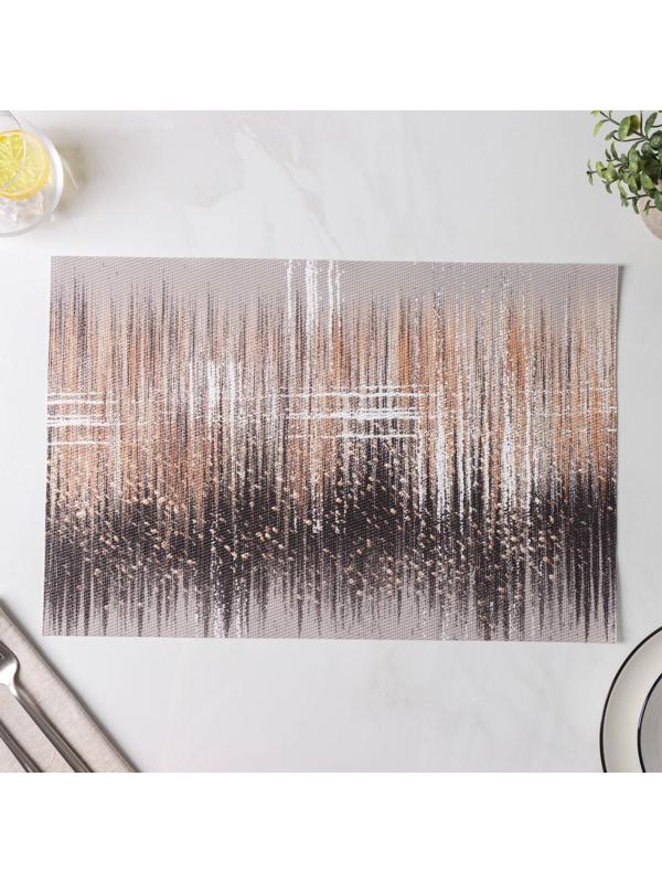 Набор салфеток сервировочных на стол «Сияние», 4 шт, 45×30 см