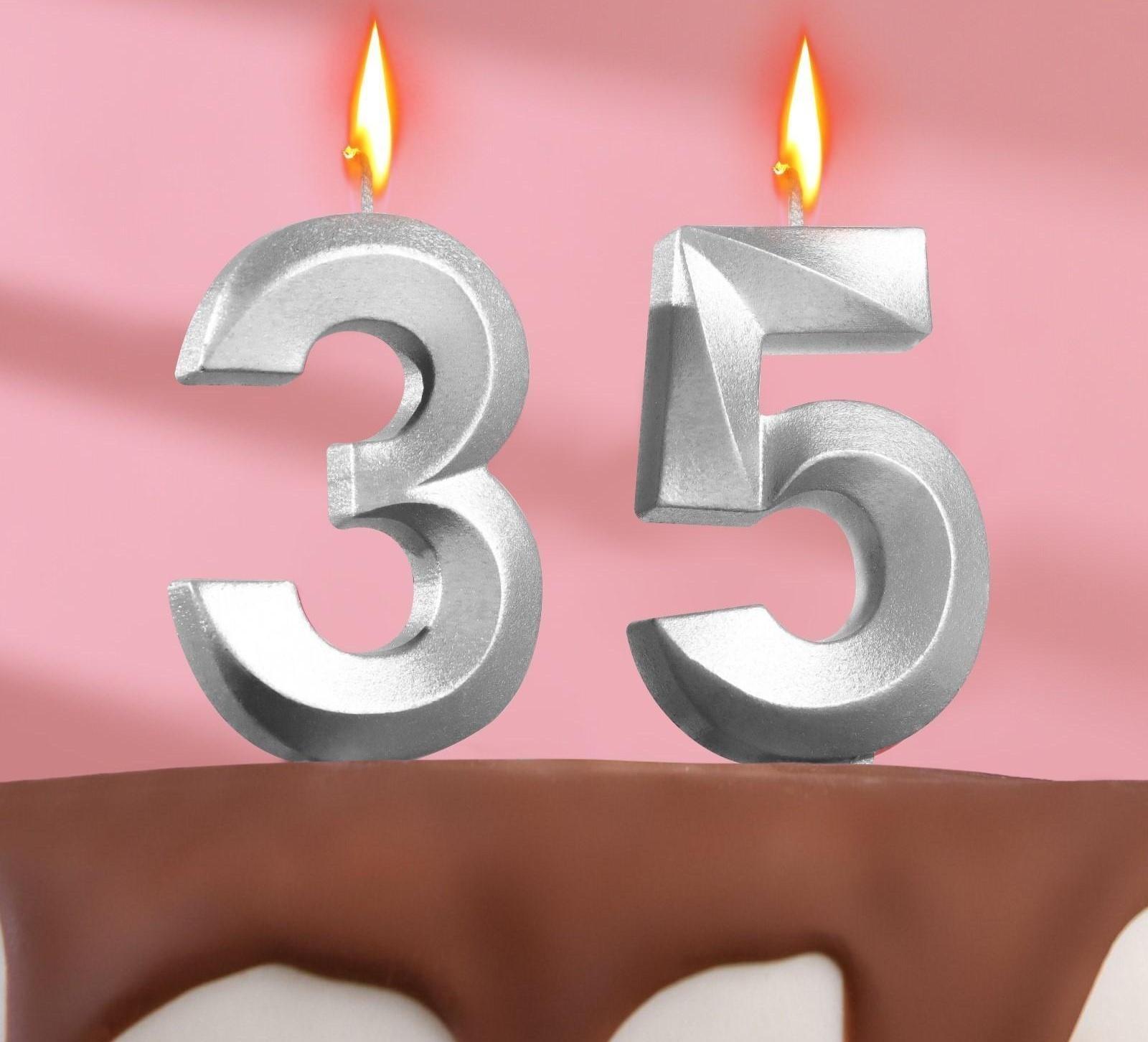 Свеча в торт юбилейная 