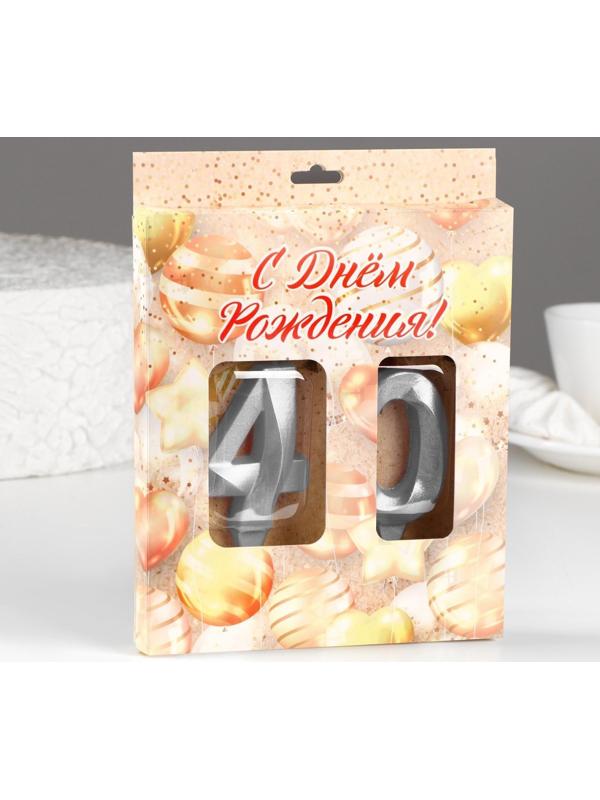 Свеча в торт юбилейная 