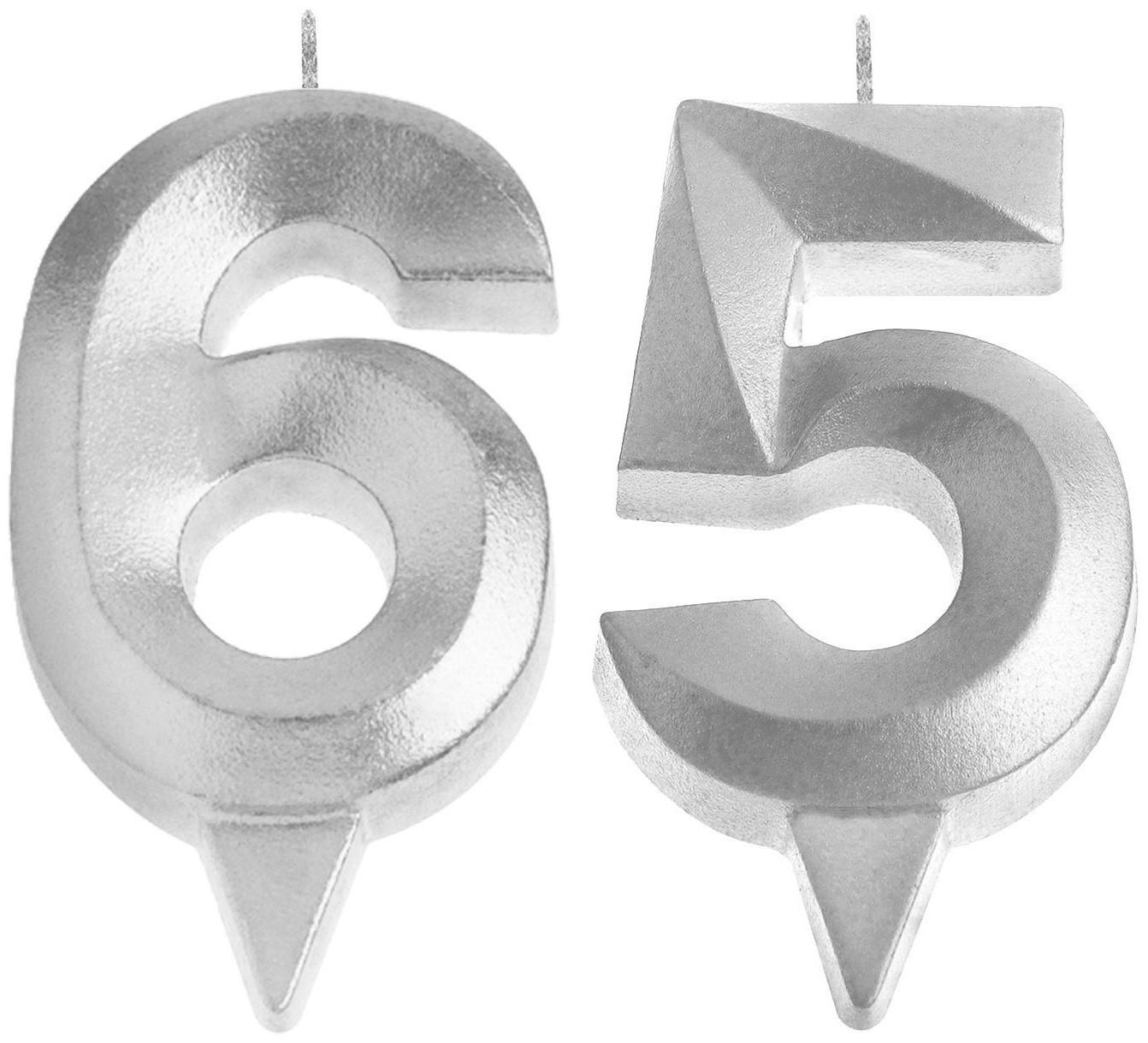 Свеча в торт юбилейная 