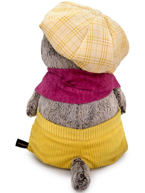Мягкая игрушка «Басик в кепке и шарфе», 30 см