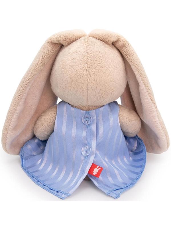 Мягкая игрушка «Зайка Ми в голубом платье с бантом», 15 см