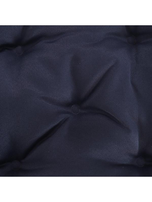 Набор подушек для стула непромокаемых, 40х40см 2 шт, цвет тёмно-серый, файберфлекс, грета 20%, пэ