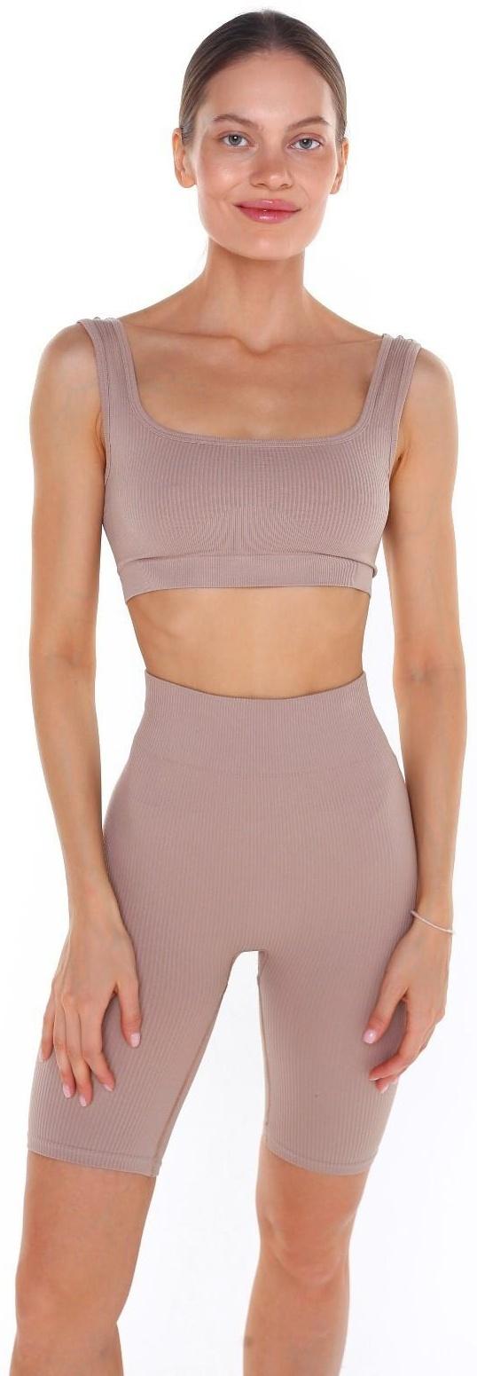 Топ женский, цвет бежевый, размер 46 (L)