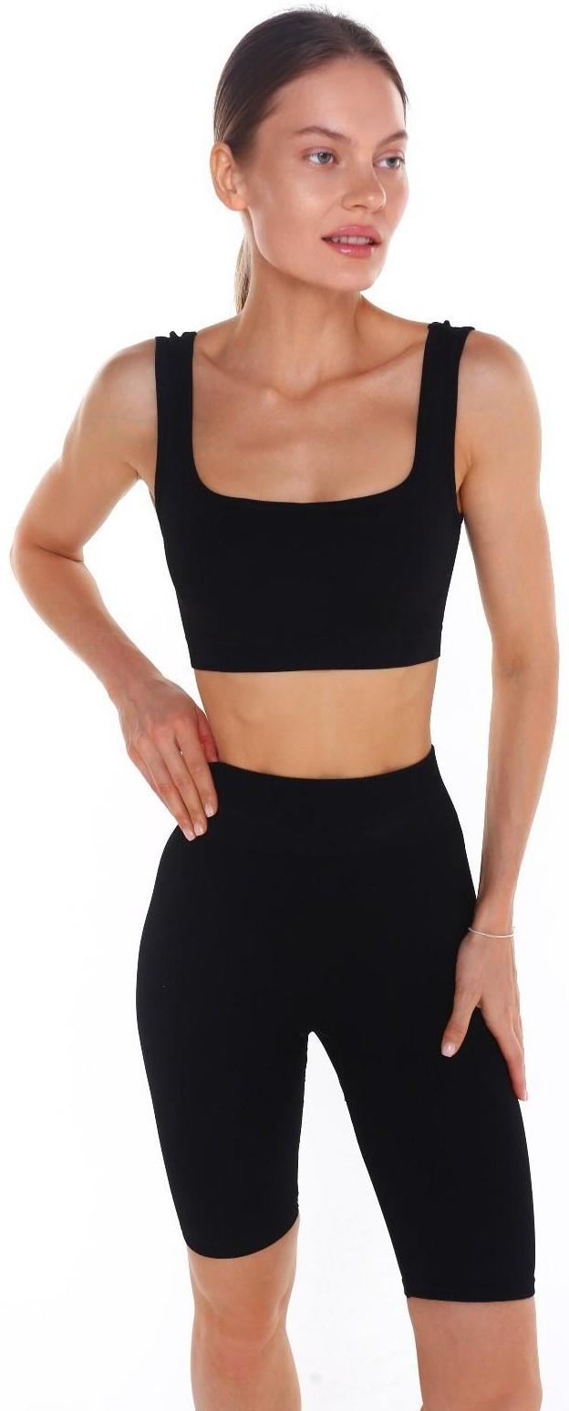 Топ женский, цвет чёрный, размер 42 (S)