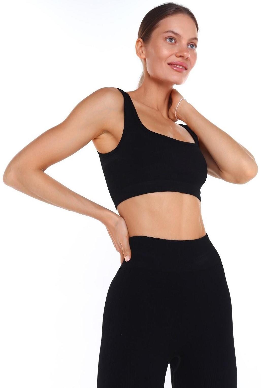 Топ женский, цвет чёрный, размер 42 (S)