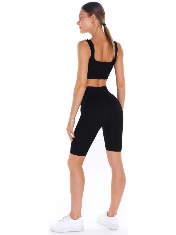 Топ женский, цвет чёрный, размер 42 (S)