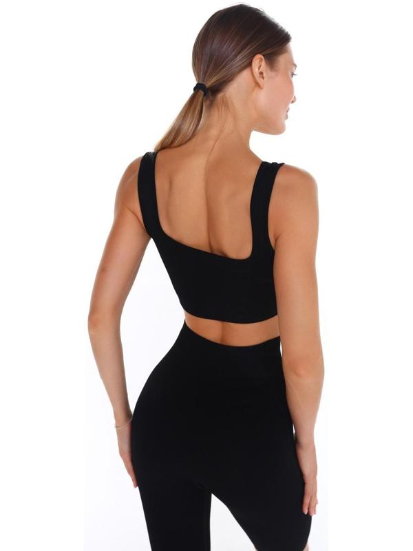 Топ женский, цвет чёрный, размер 42 (S)