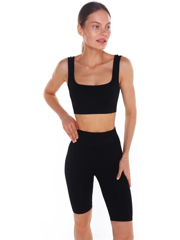 Топ женский, цвет чёрный, размер 42 (S)