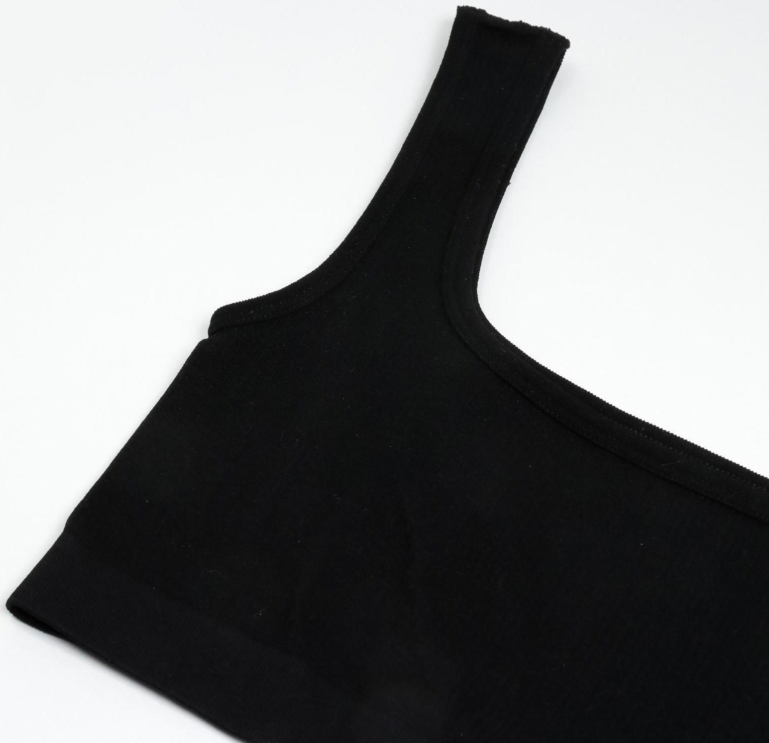 Топ женский, цвет чёрный, размер 44 (M)