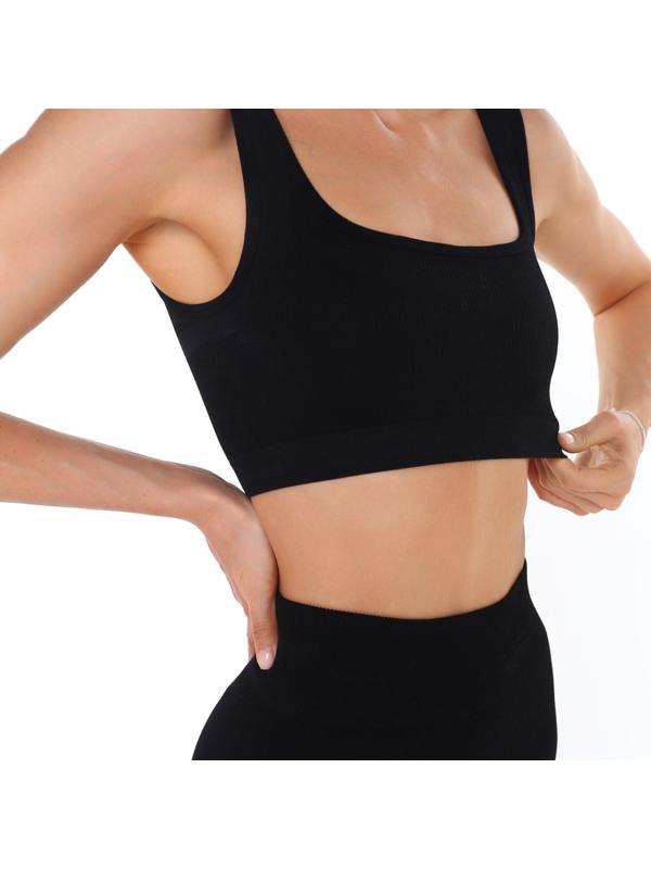 Топ женский, цвет чёрный, размер 44 (M)