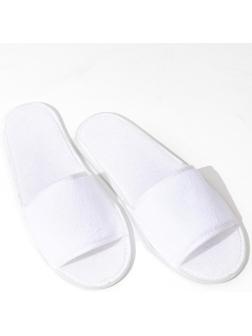 Тапочки махровая ткань, поролон 3 мм., картон  43 размер (индивидуальная упаковка)