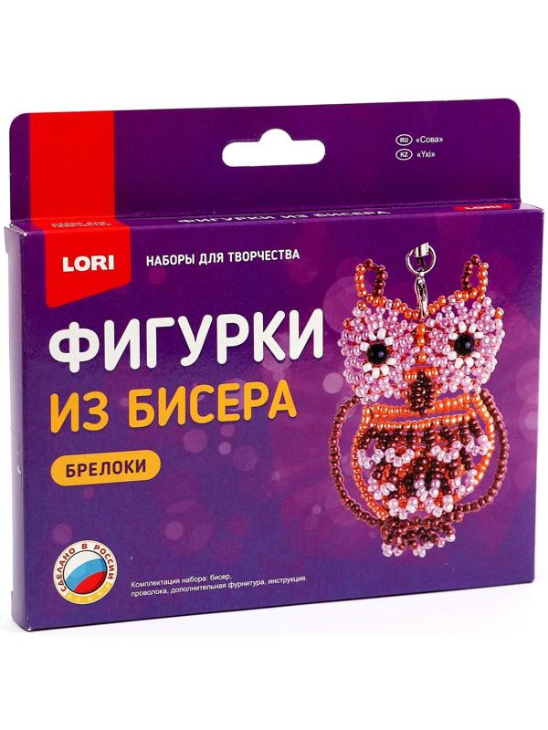 Брелоки. Фигурки из бисера «Сова»