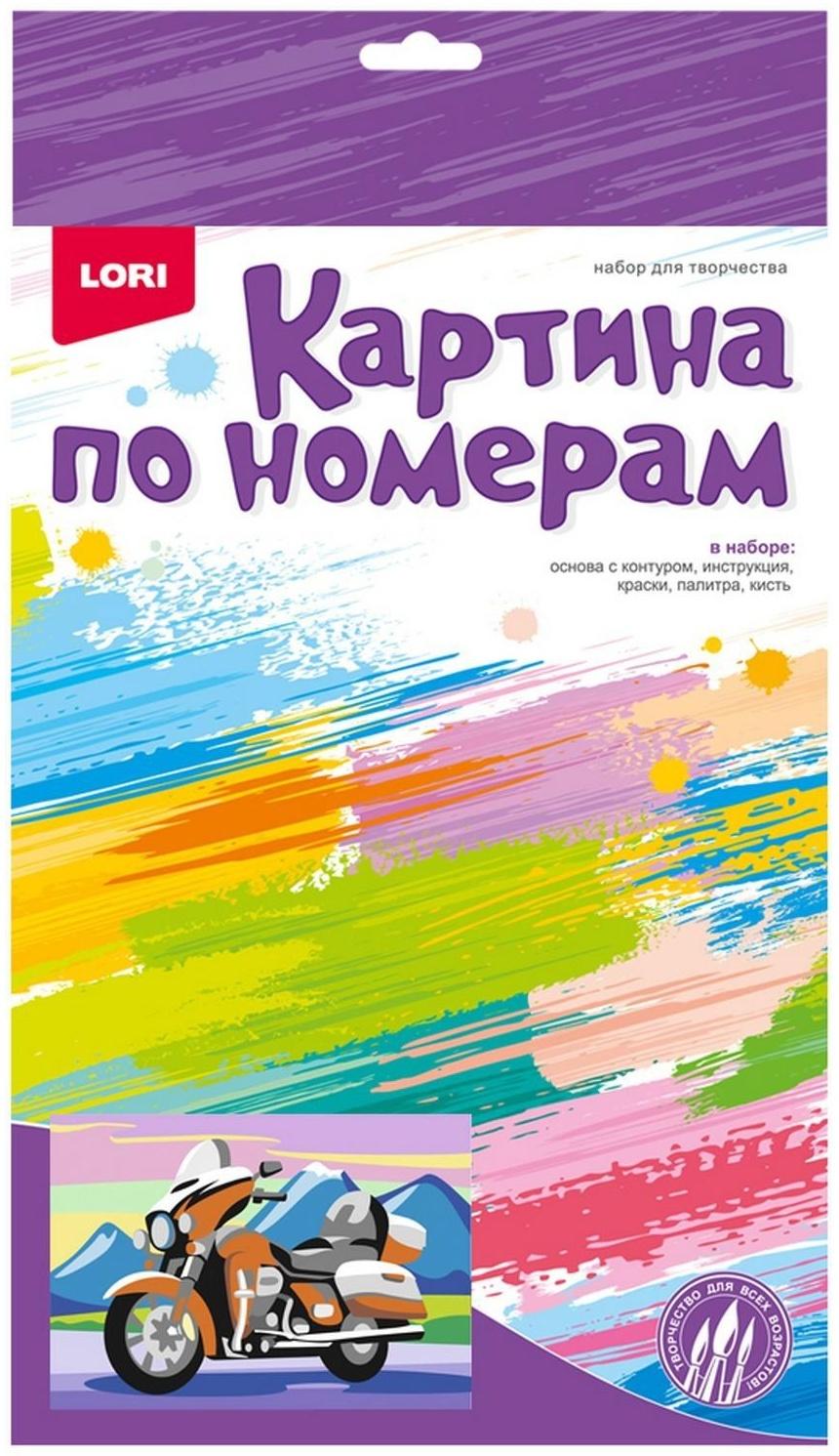 Картина по номерам для малышей «Байк»