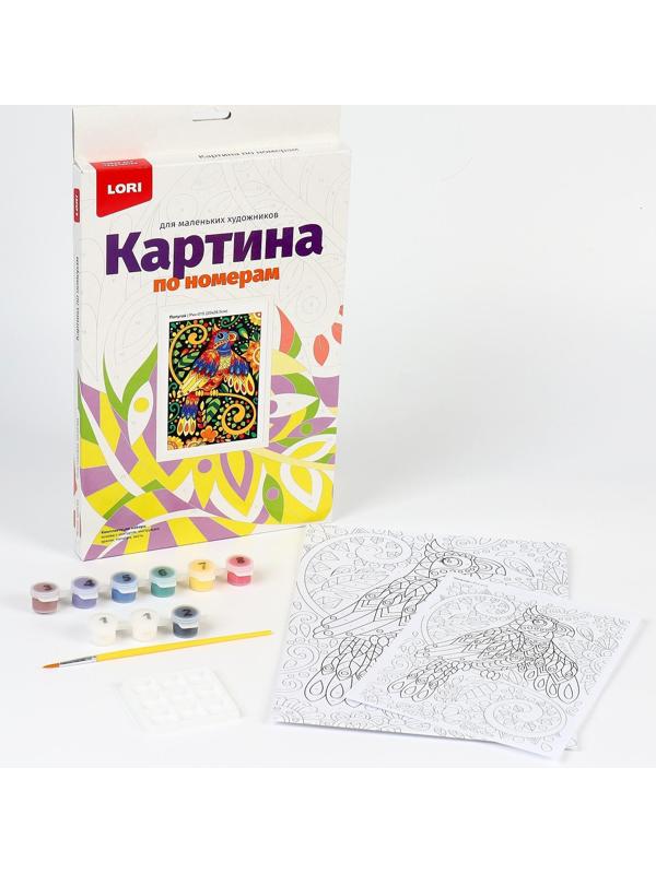 Картина по номерам для малышей «Попугай»