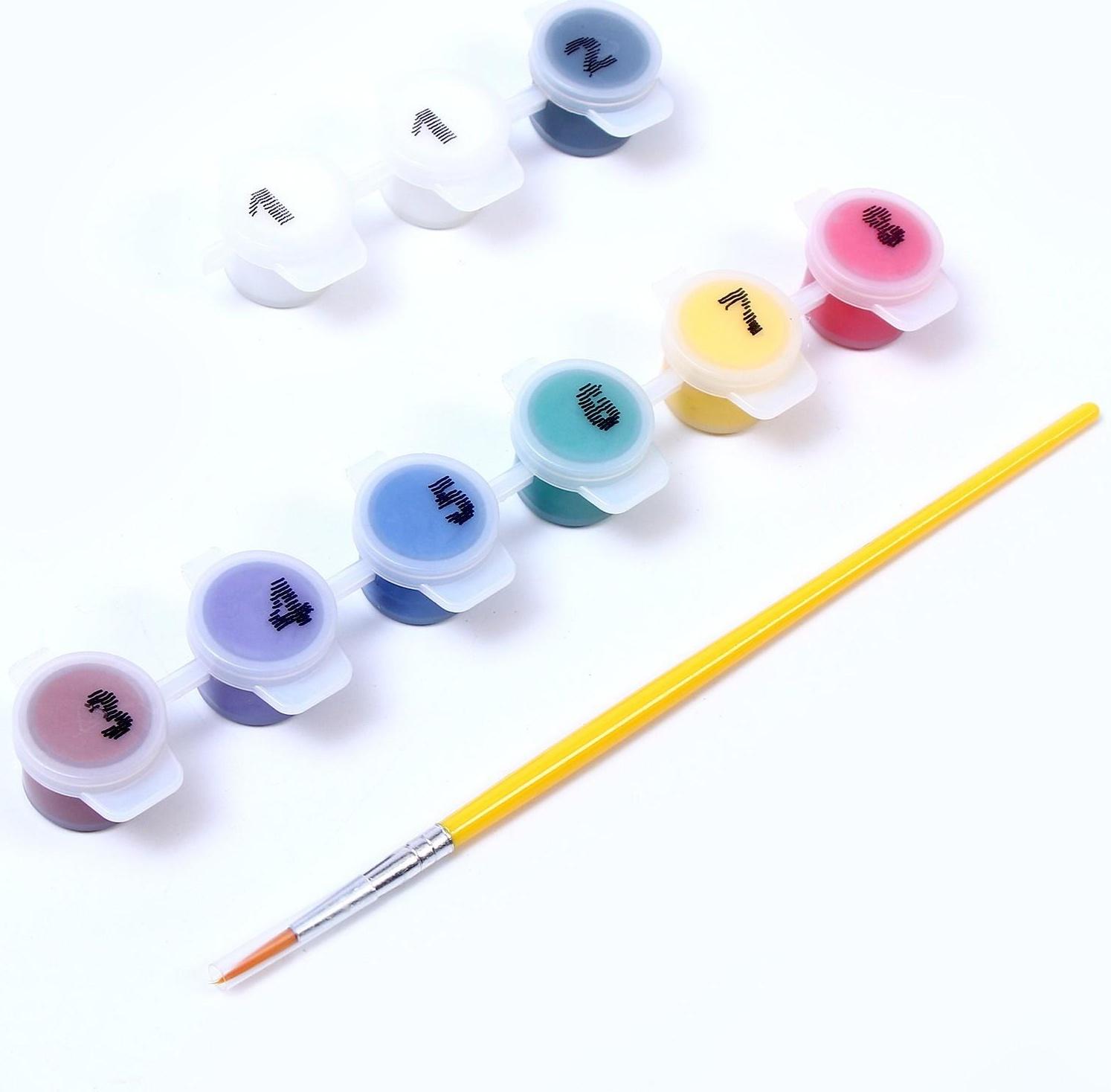 Картина по номерам для малышей «Счастливый енотик»