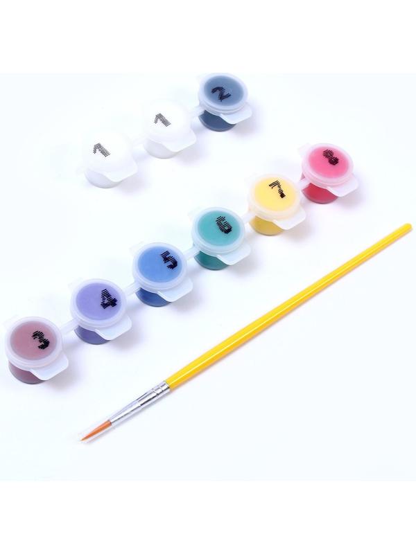 Картина по номерам для малышей «Счастливый енотик»