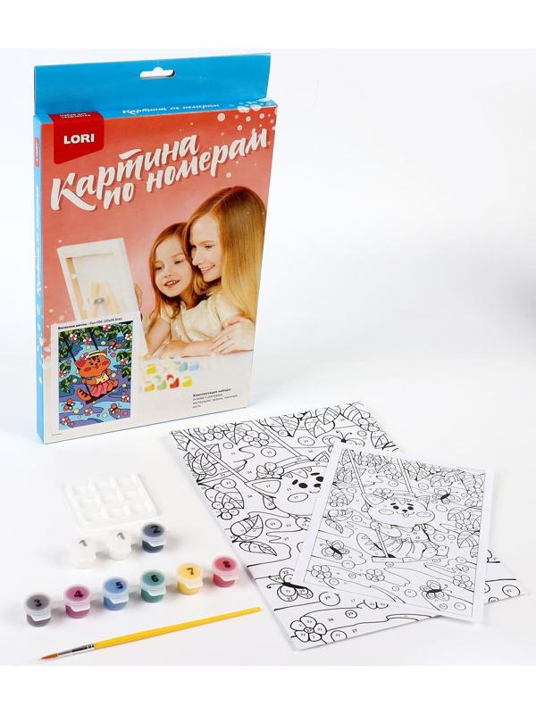 Картина по номерам для малышей «Волшебные истории» «Весенние мечты»