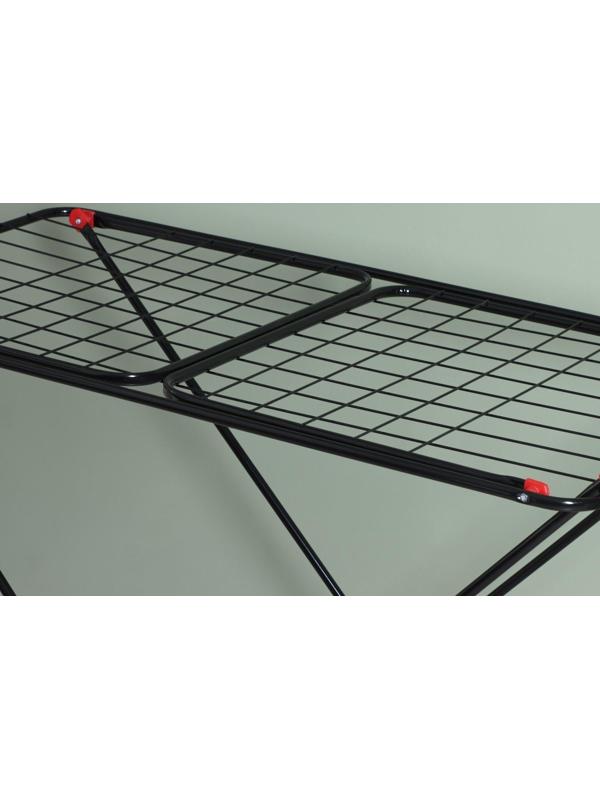 Сушилка для белья напольная «Saiph», рабочая длина 18 м, цвет черный