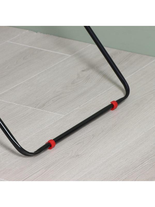 Сушилка для белья напольная «Saiph», рабочая длина 18 м, цвет черный