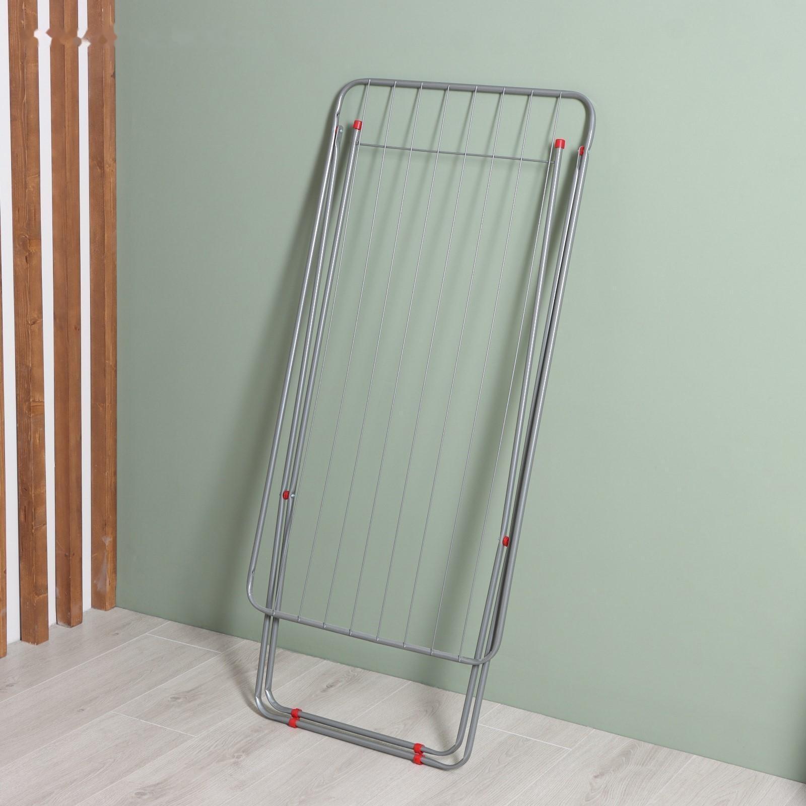 Сушилка для белья напольная «Rigel», рабочая длина 10 м, цвет серебро