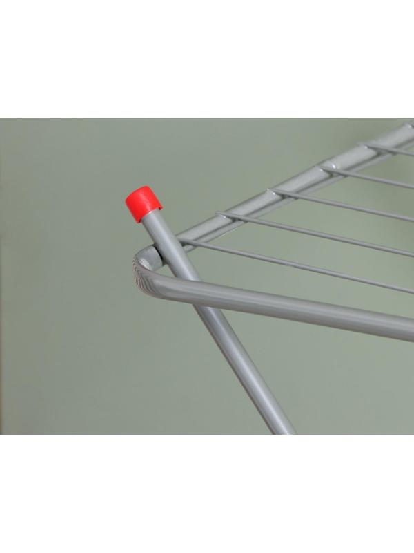 Сушилка для белья напольная «Rigel», рабочая длина 10 м, цвет серебро