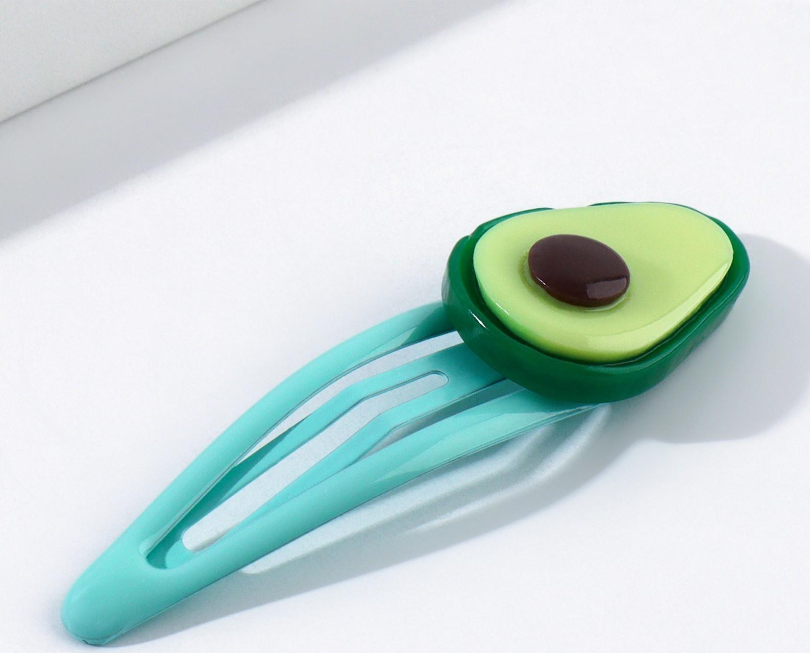 Набор аксессуаров для волос «Авокадного настроения», заколка, резинки 2 шт