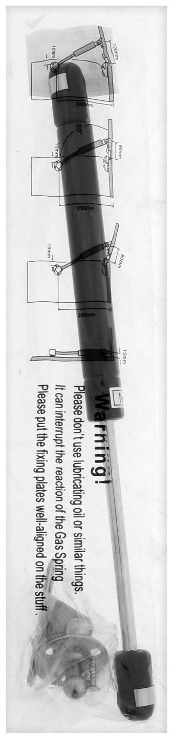 Газовый лифт ТУНДРА GL080BL, 80N, цвет черный