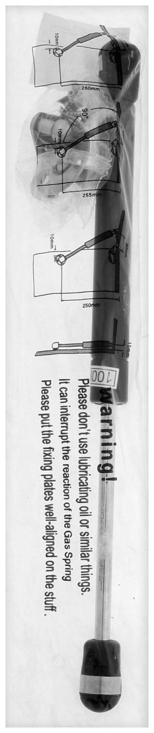 Газовый лифт ТУНДРА GL0100BL, 100N, цвет черный