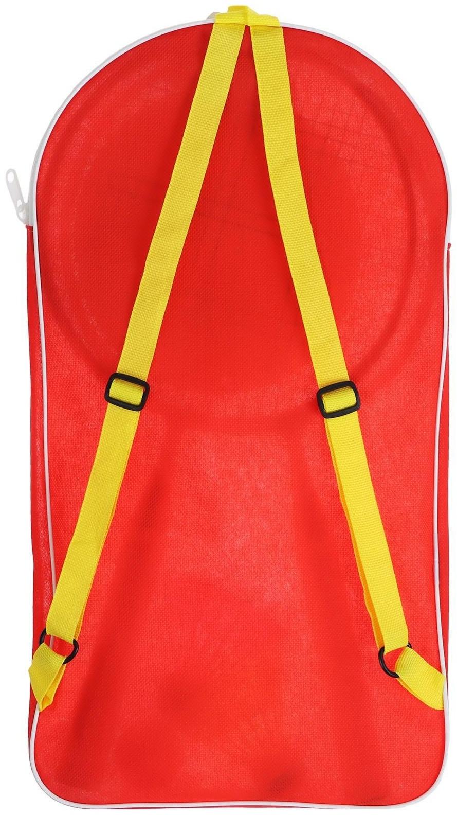 Набор для бадминтона «Пони»: 2 ракетки 44 см + 2 волан + мяч, в чехле, цвет красный