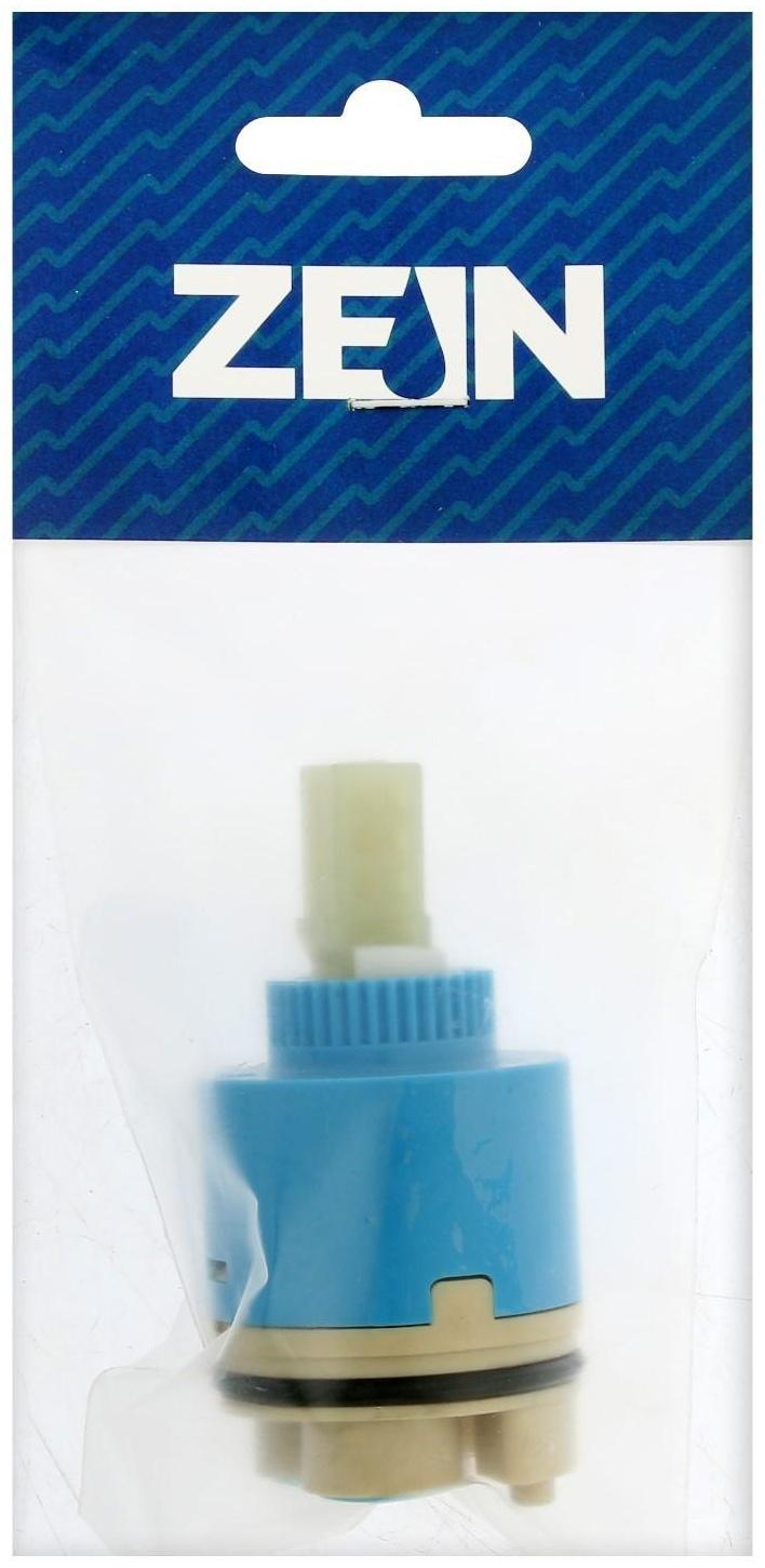 Картридж для смесителя ZEIN, d=40 мм, механизм керамика, корпус пластик, 1 шт.