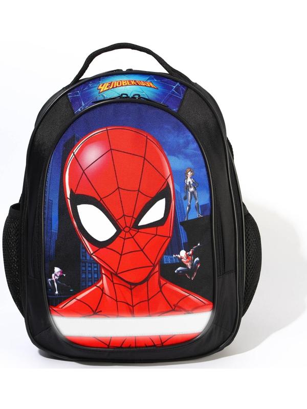 Рюкзак школьный с эргономической спинкой, 37х26х15 см, Человек-паук